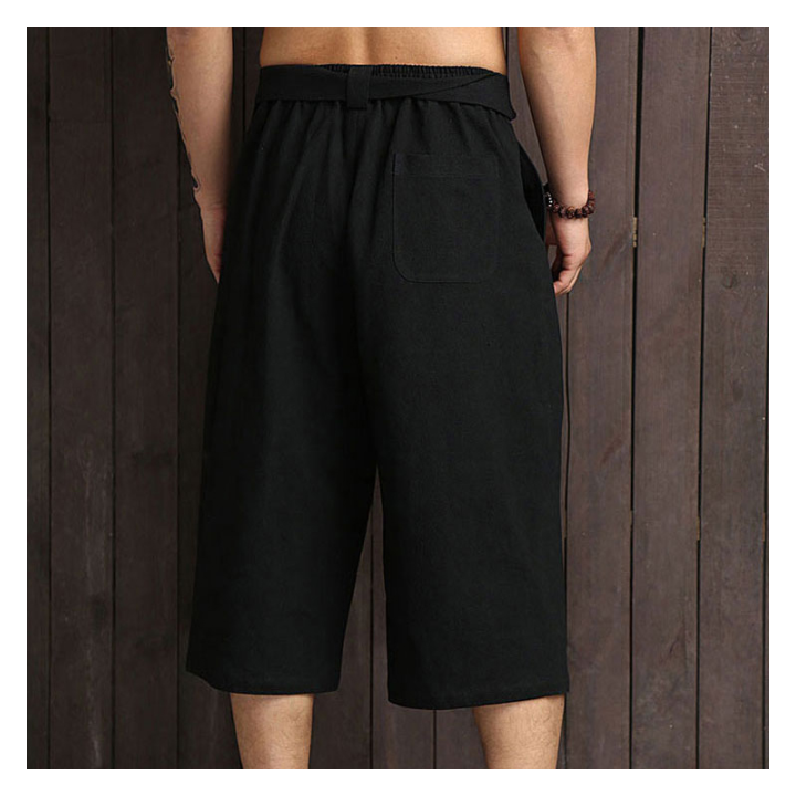 Vêtements japonais et coréens pour garçons - Pantalons japonais et coréens pour hommes - Pantalon large Japonais Kuro