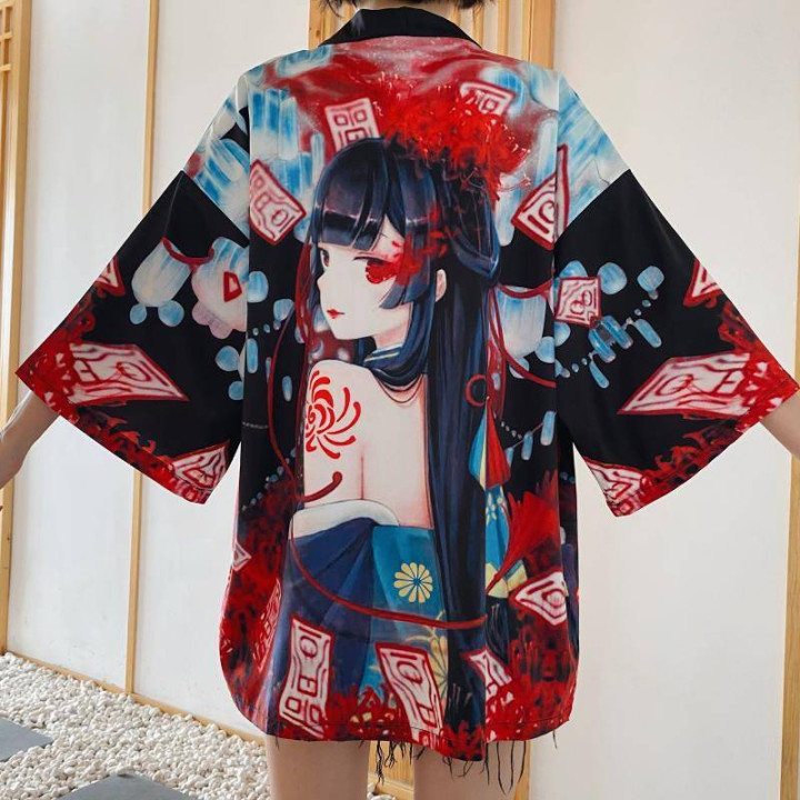 Vêtements japonais et coréens - Kimonos japonais et coréen - Kimono Yukata Wakai
