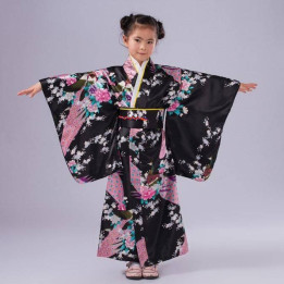 Kimono Japonais Enfant Noir