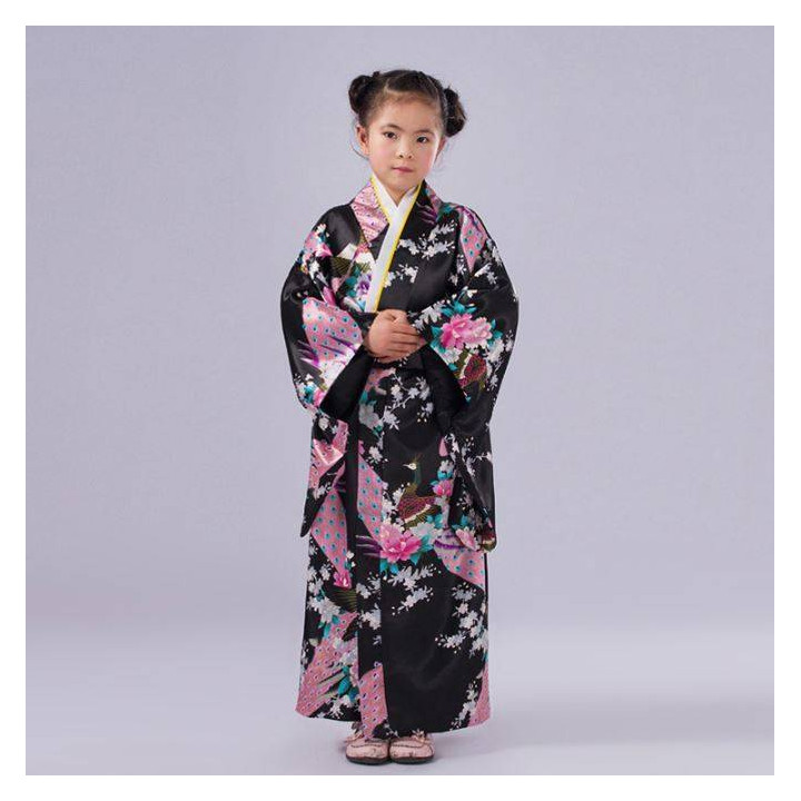 Kimono Japonais Enfant Noir