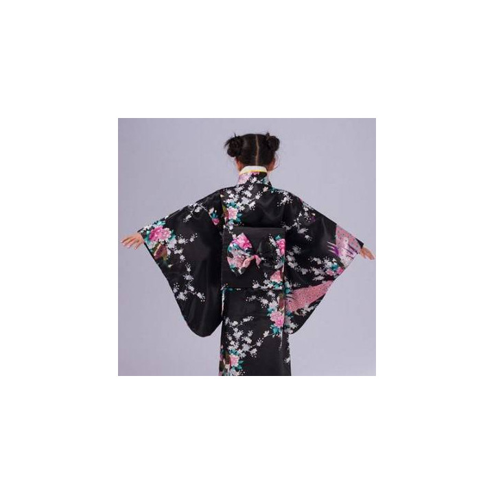 Kimono Japonais Enfant Noir