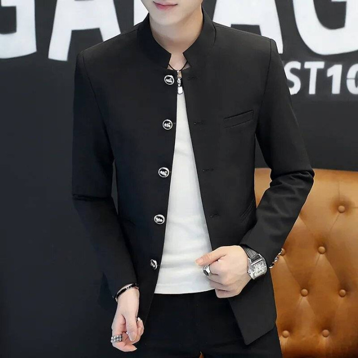 Veste Blazer Col Mao