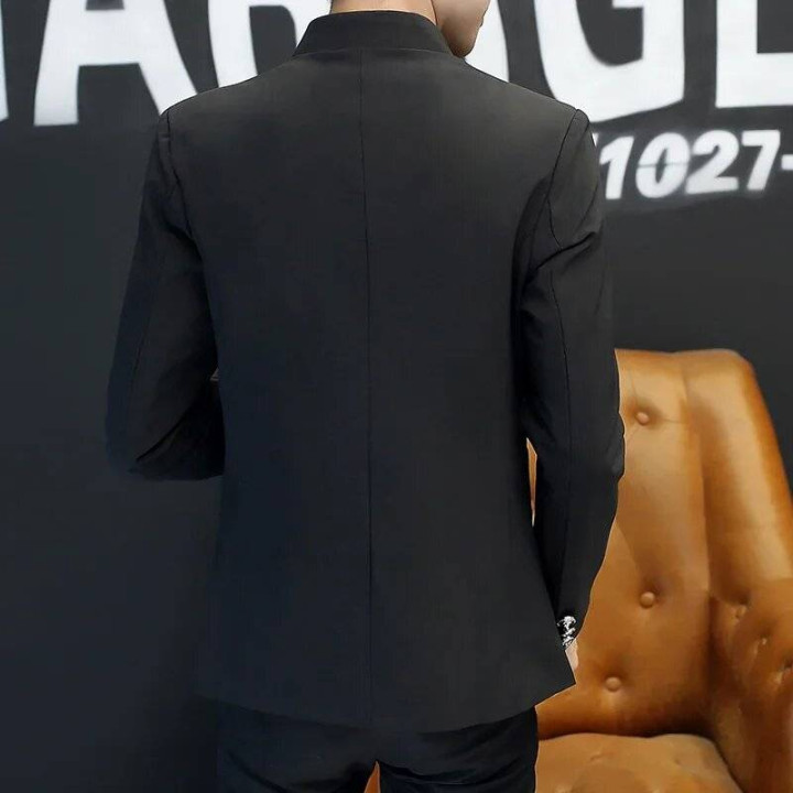 Veste Blazer Col Mao