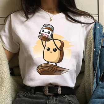 T-shirt chokorēto Kawaii