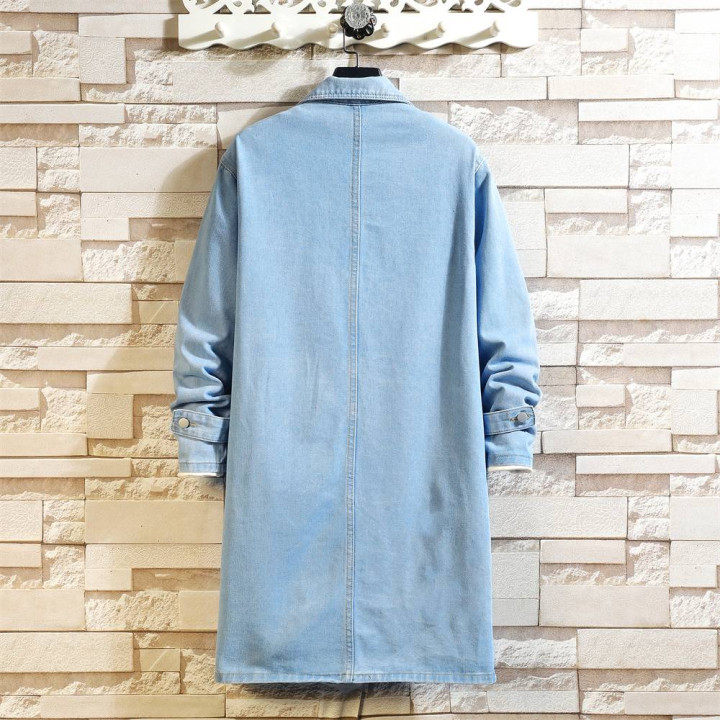 Vêtements japonais et coréens pour garçons - Vestes japonais et coréens pour hommes - Veste Denim Aozora