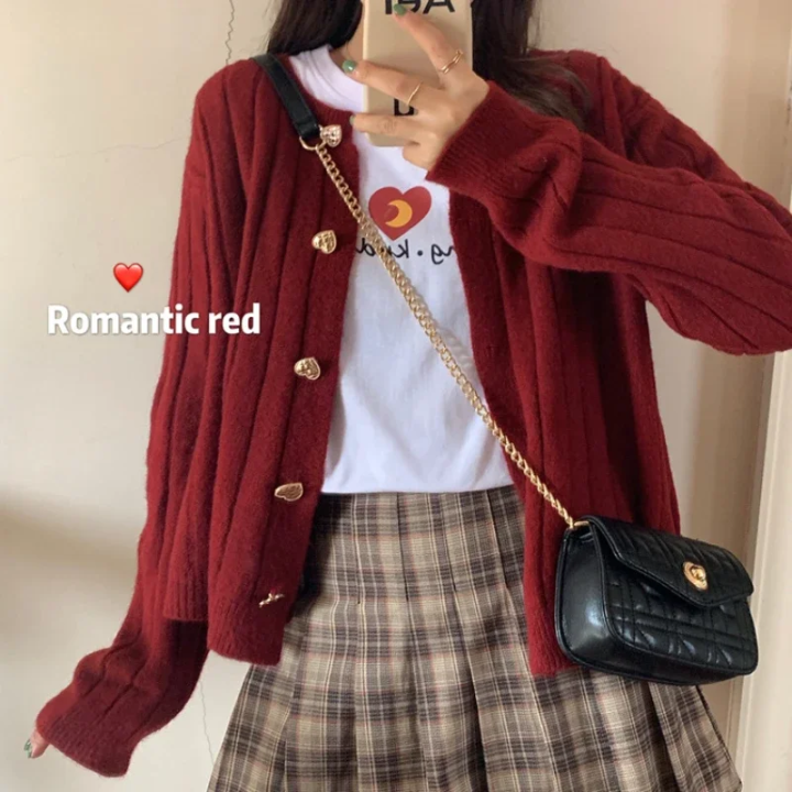 Chandail Rouge Romanchikku