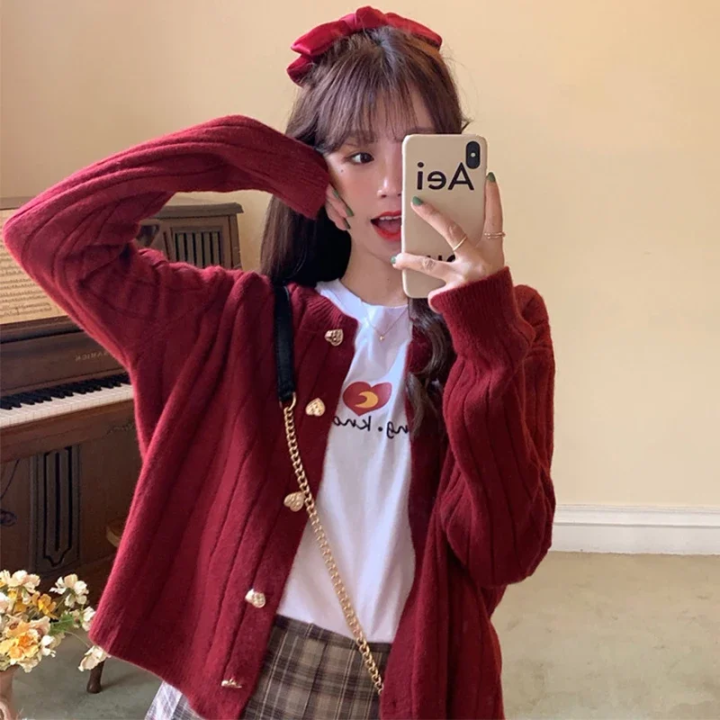 Chandail Rouge Romanchikku