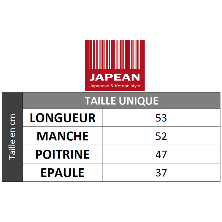 Vêtements japonais et coréens pour filles - Kimonos japonais et coréens pour femmes - Chandail Rouge Romanchikku