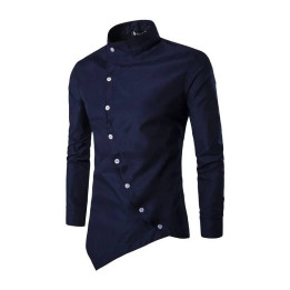 Chemise à boutons obliques Kon No Shatsu