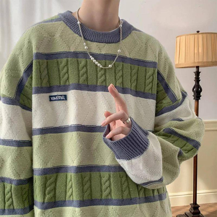Vêtements japonais et coréens pour homme - Sweats japonais et coréens pour hommes - Pullover Midori Ame
