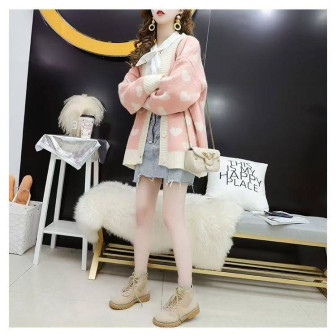 Cardigan Kokoro no Pinku