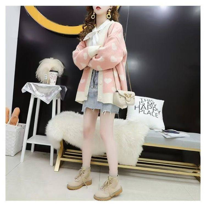 Cardigan Kokoro no Pinku