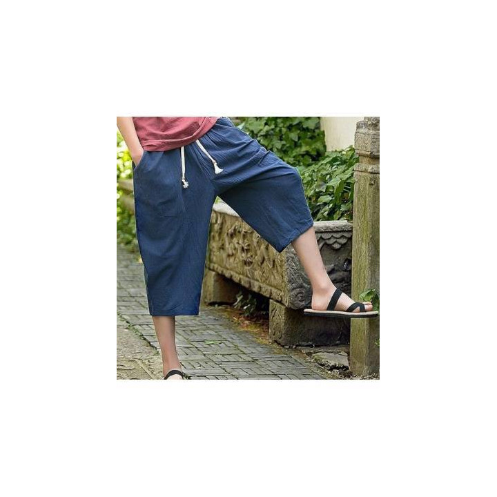 Vêtements japonais et coréens pour garçons - Pantalons japonais et coréens pour hommes - Pantalon Bermuda Bintēji
