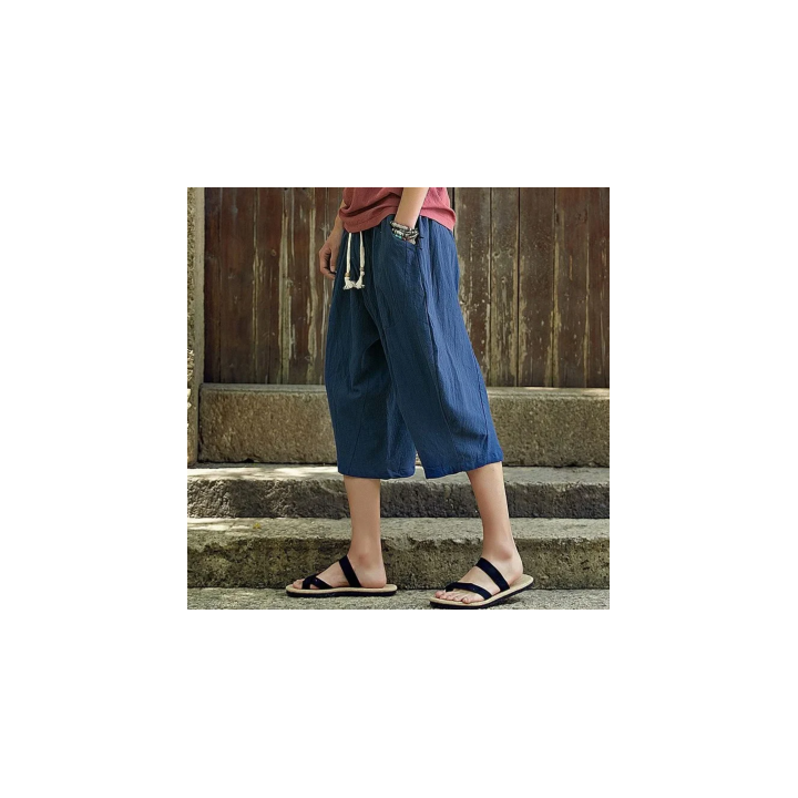 Vêtements japonais et coréens pour garçons - Pantalons japonais et coréens pour hommes - Pantalon Bermuda Bintēji