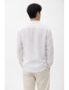 Chemise col Mao coupe droite lin