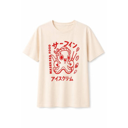 T-Shirt Octo Kawaii — vue produit fond blanc
