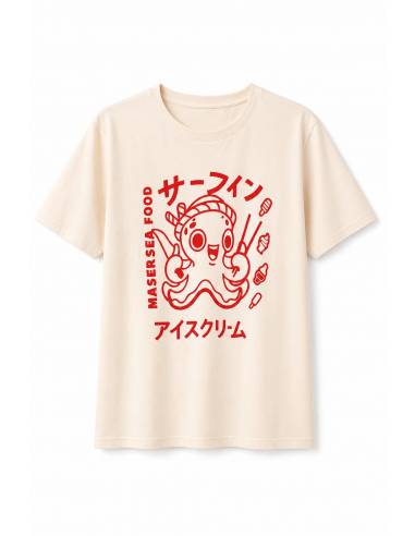 T-Shirt Octo Kawaii — vue produit fond blanc