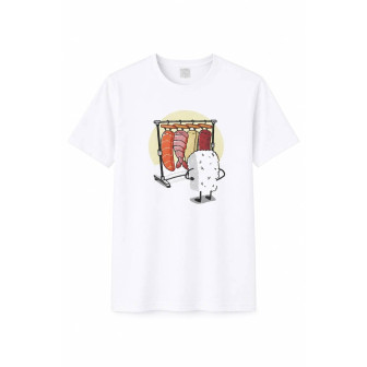 T-Shirt Sushi Mood — vue produit fond blanc
