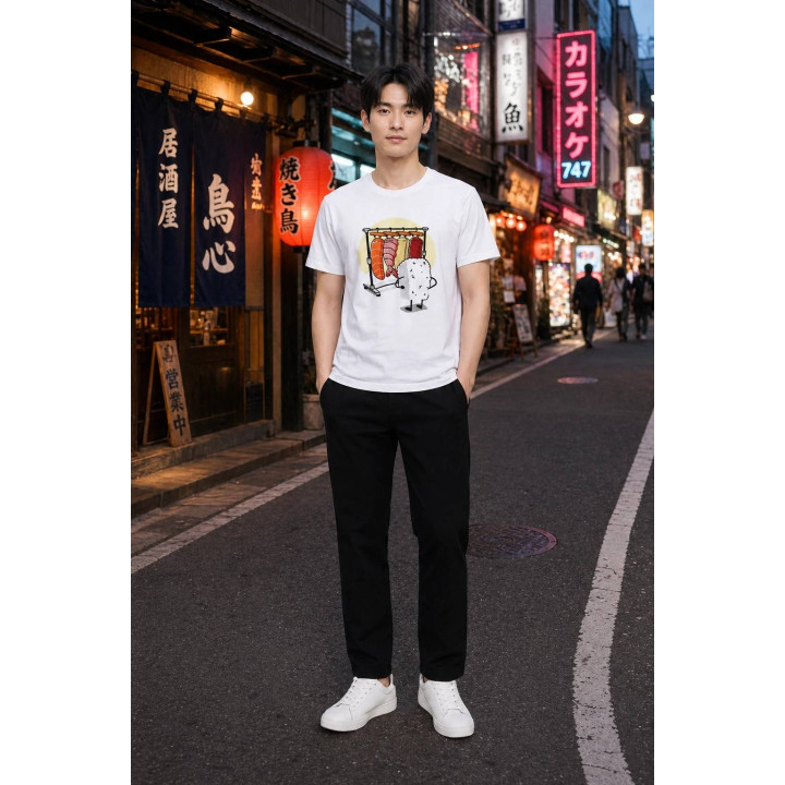 T-Shirt Sushi Mood — lifestyle extérieur