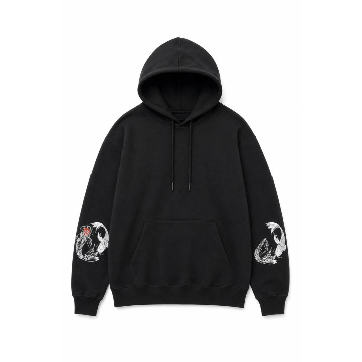 Sweat Koi Harajuku — vue produit fond blanc