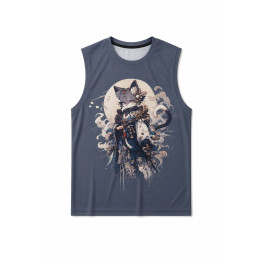 T-Shirt Chat Guerrier — vue produit fond blanc