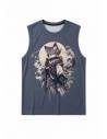T-Shirt Chat Guerrier — vue produit fond blanc