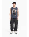 T-Shirt Chat Guerrier — porté de face