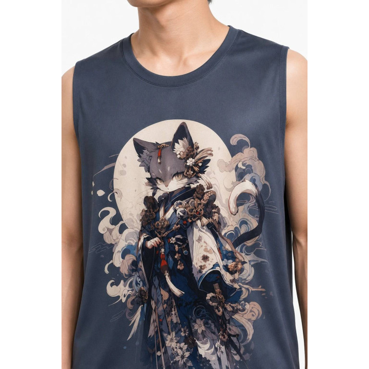 T-Shirt Chat Guerrier — détail produit