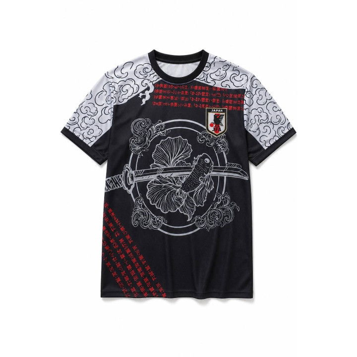 Maillot Sakura Wave Japon — vue produit fond blanc