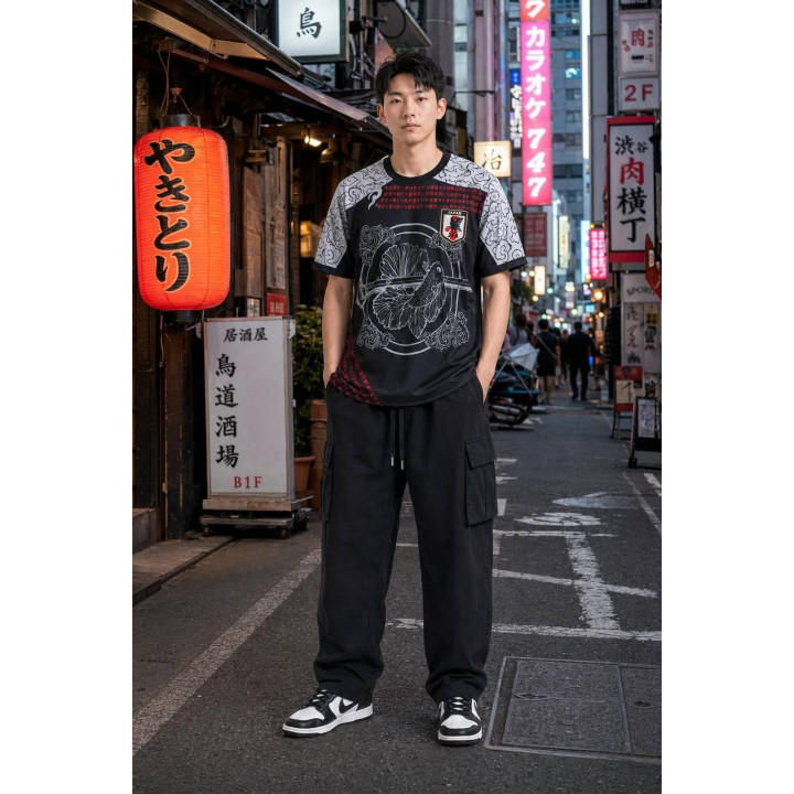 Maillot Sakura Wave Japon — lifestyle extérieur
