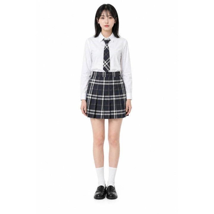 Jupe Plissee JK Tokyo Preppy — porté de face
