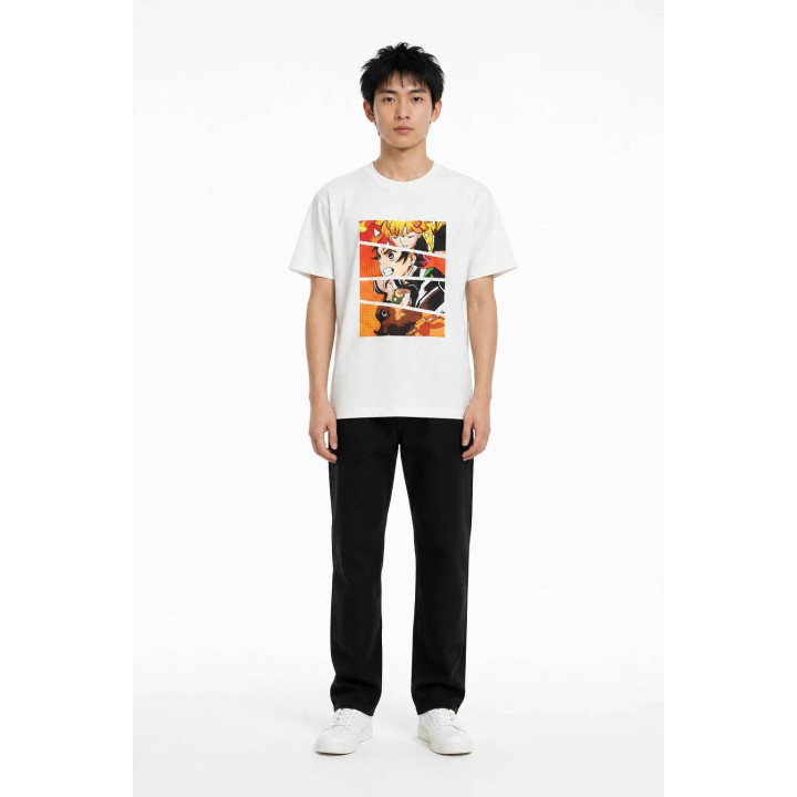 T-shirt kanji — porté de face