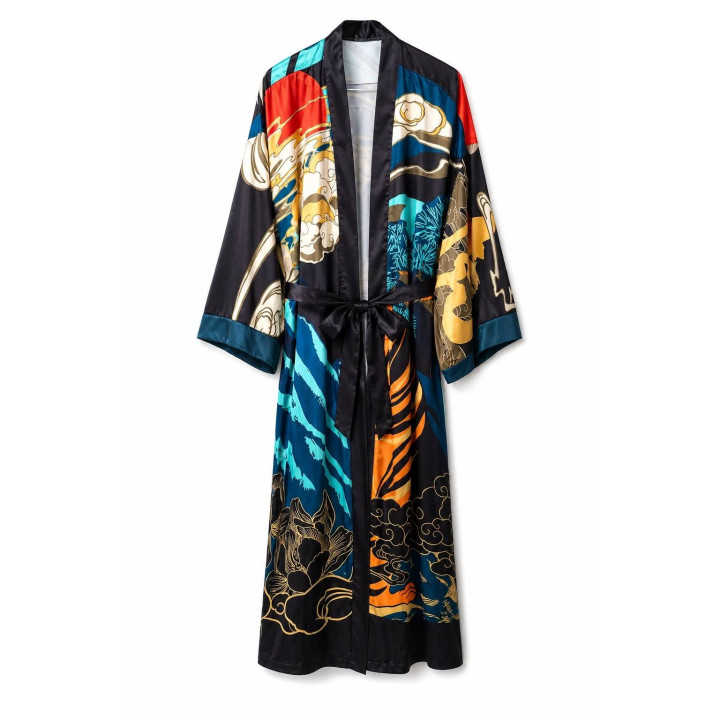 Kimono Long Hikari — vue produit fond blanc