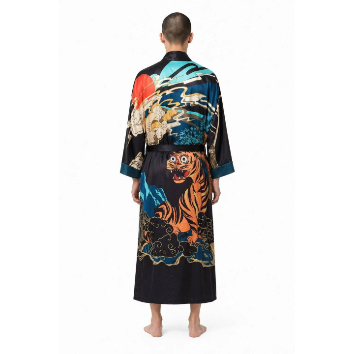 Kimono long — porté de dos