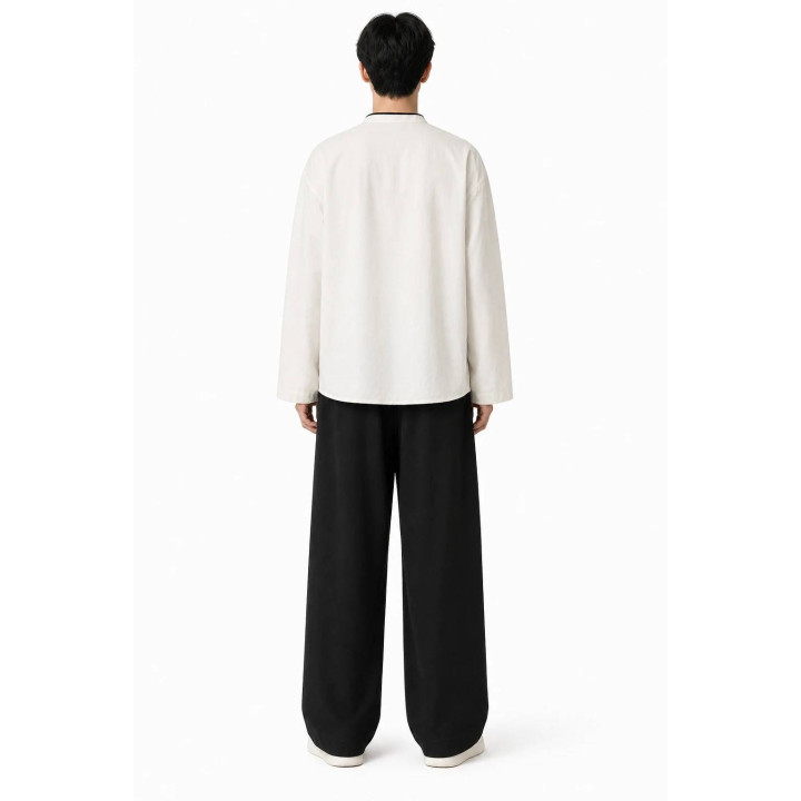 Chemise ample — porté de dos