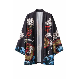 Kimono Graphique Akatsuki — vue produit fond blanc