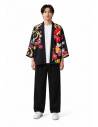 Kimono floral — porté de face