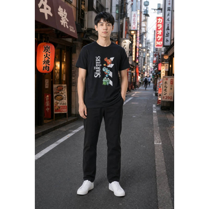 T-shirt kanji coton — lifestyle extérieur