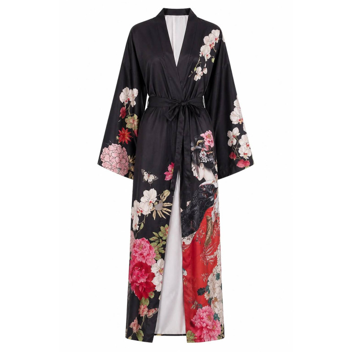Kimono Brodé Akatsuki — vue produit fond blanc