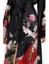 Kimono brode polyester — détail produit