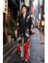 Kimono brode polyester — lifestyle extérieur