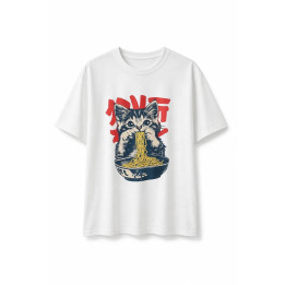 T-shirt Imprimé Shirayuki — vue produit fond blanc