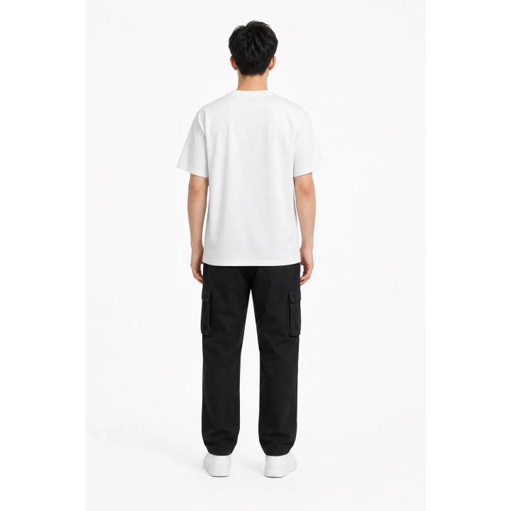 T-shirt imprime — porté de dos