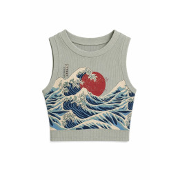 T-shirt Street Hanabira Mori — vue produit fond blanc