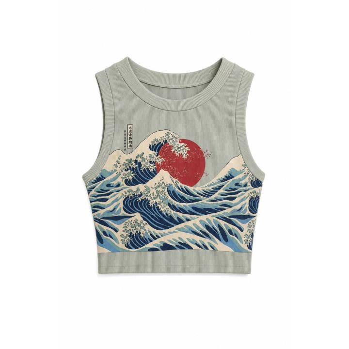 T-shirt Street Hanabira Mori — vue produit fond blanc