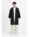 Kimono Floral Kurosora — Noir — mannequin homme face