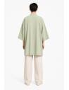 Kimono Floral Kurosora — Vert sauge — mannequin homme dos