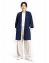 Kimono Floral Kurosora — Bleu marine — mannequin femme face