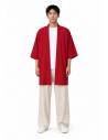 Kimono Floral Kurosora — Rouge — mannequin homme face