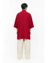 Kimono Floral Kurosora — Rouge — mannequin homme dos